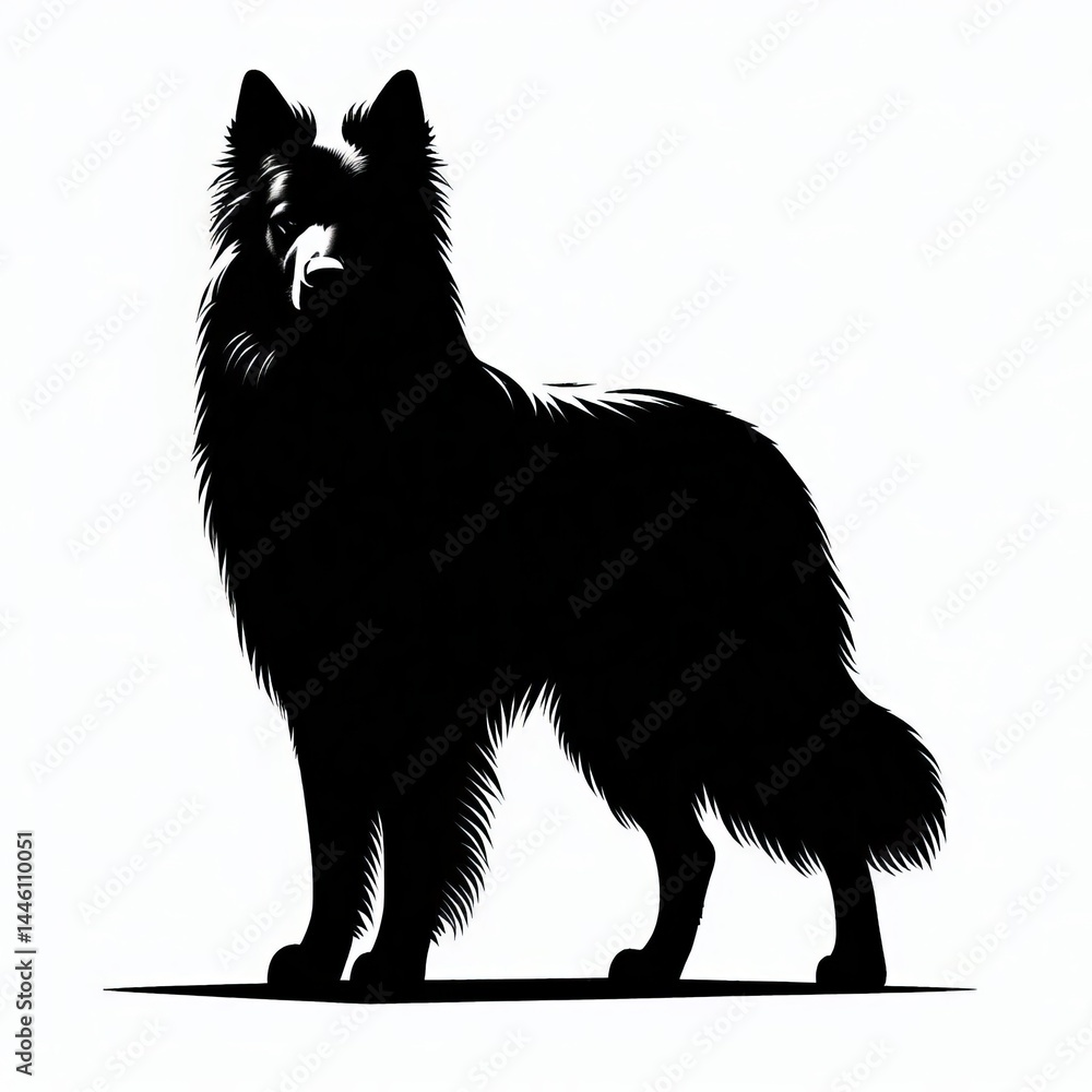 Fototapeta premium Diferent Dog Silhouette