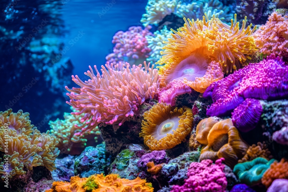 Fototapeta premium Vibrant coral reef ecosystem (7)