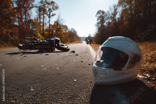 Motorcycle Accident on Rural Road