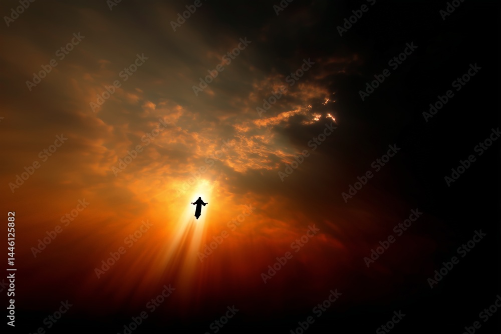 Jesus Christ Ascending into Heaven