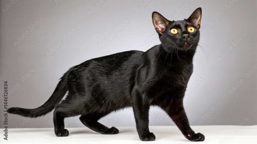 Bombay Cat on studio background
Bombay Cat on studio background