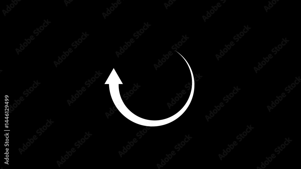 Loading circle arrow update restore icon Loading circle arrow update restore icon
