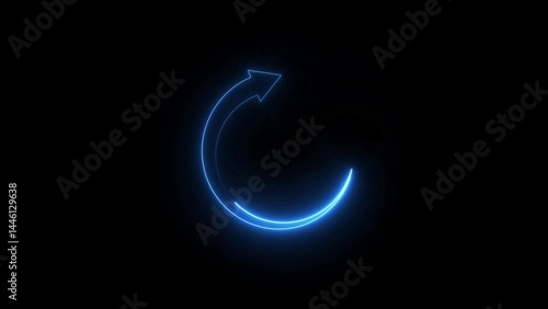 Wallpaper Mural Loading circle arrow update restore icon Torontodigital.ca