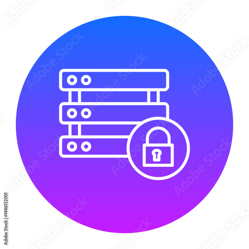 Database Lock Icon