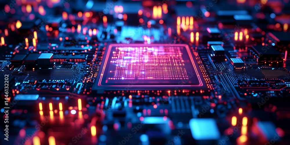 Obraz premium Business leaders can use quantum computing and AI to improve their companies' efficiency and make smarter decisions, preparing them for the future of computing.