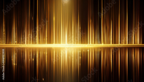 gold stripe lights awards abstract background