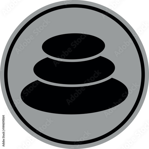 balancer-bal cryptocurrency logo illustrations on abstract background. 3d illustrations.
