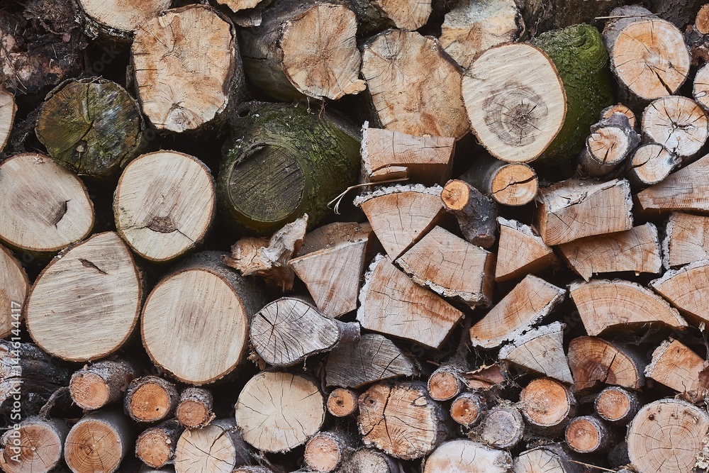 Log Pile Closeup
