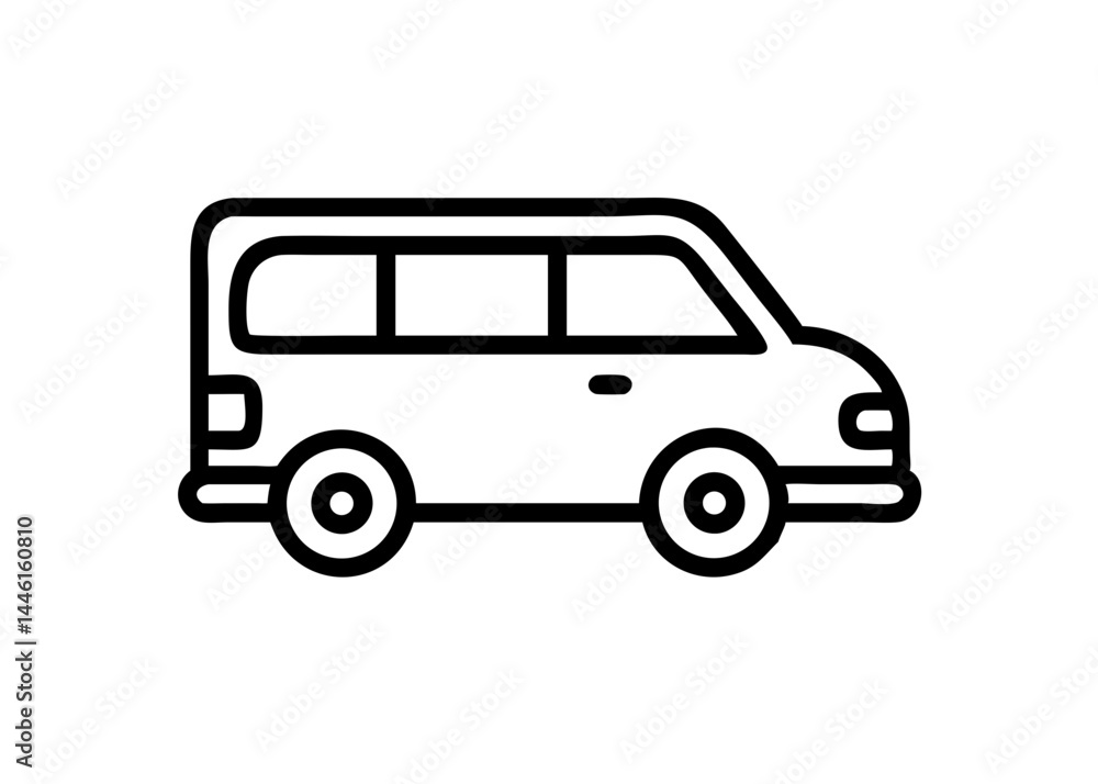 van vehicle vector on transparent background for web and graphic design van vehicle vector on transparent background for web and graphic design