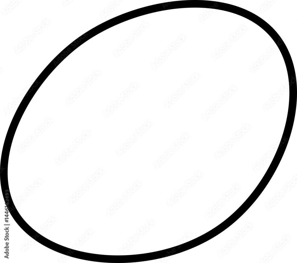Freeform abstract shape resembling an amoeba, drawn with black lines and featuring organic curves. Freeform abstract shape resembling an amoeba, drawn with black lines and featuring organic curves.