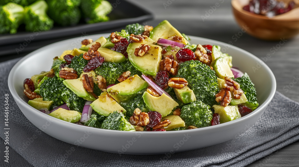 Superfood Salad with Broccoli, Avocado, Spinach, and Cranberries Superfood Salad with Broccoli, Avocado, Spinach, and Cranberries