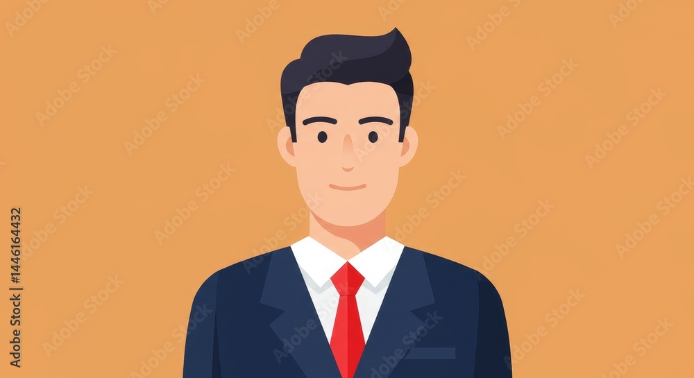 Cartoon CEO Avatar Design: Businessman Character Illustration - Smiling businessman avatar, perfect for websites, presentations, and branding. Symbolizes leadership, success, professionalism Cartoon CEO Avatar Design: Businessman Character Illustration - Smiling businessman avatar, perfect for websites, presentations, and branding. Symbolizes leadership, success, professionalism