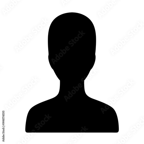 Generic black silhouette of a person with no details visible, representing anonymity
