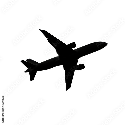 aeroplane vector isolated on white background PNG, cutout, flying plane, plane graphic, aeroplane cutout, airplane icon, plane image, plane design, airplane figure