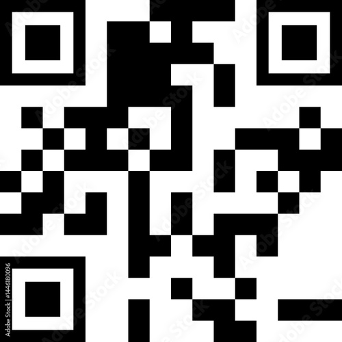 A QR code designed for phones with the position detection pattern, intended for scanning and use in signs.