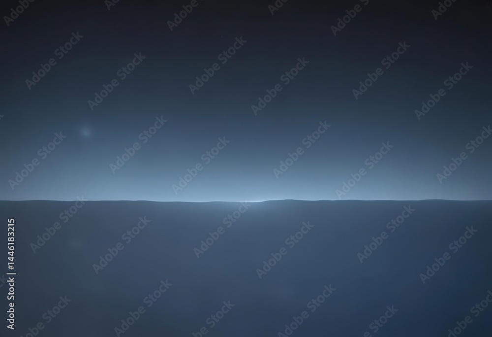 Fototapeta premium Subtle blue gradient, dark to light, calming effect, color, navy