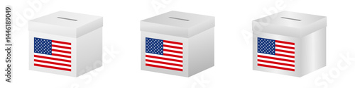 Presidential Election in the USA. Election Concept. Vector Illustration.