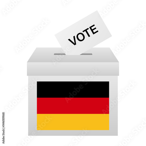 Election in the Germany. Election Concept. Vector Illustration.