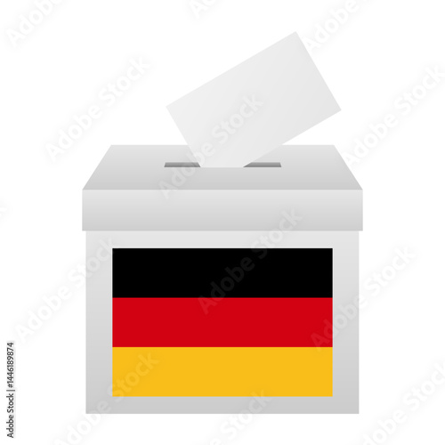 Election in the Germany. Election Concept. Vector Illustration.