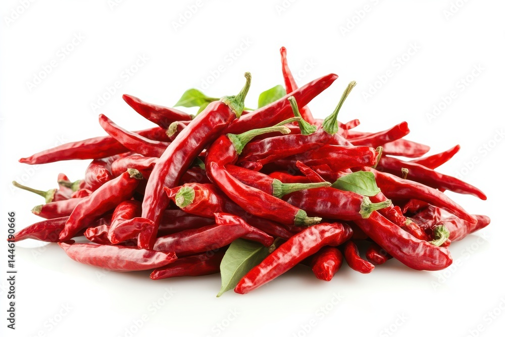 A vibrant pile of fiery red chili peppers a spicy burst of flavor and color perfect for cooking with A vibrant pile of fiery red chili peppers a spicy burst of flavor and color perfect for cooking with