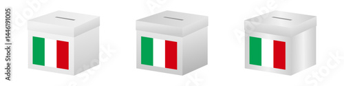 Election in the Italy. Election Concept. Vector Illustration.