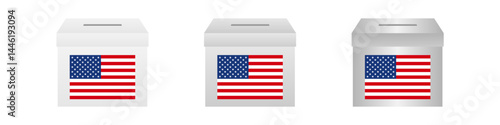 Presidential Election in the USA. Election Concept. Vector Illustration.