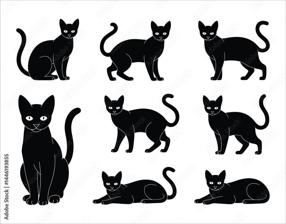 Ocicat Cat Silhouette Files – SVG, PNG, Vector Ready Ocicat Cat Silhouette Files – SVG, PNG, Vector Ready
