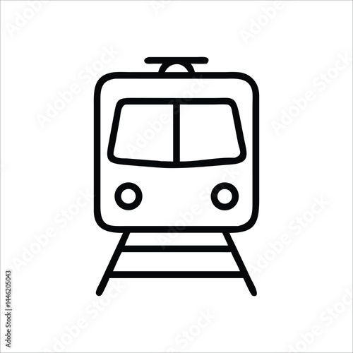 train vector icon illustration