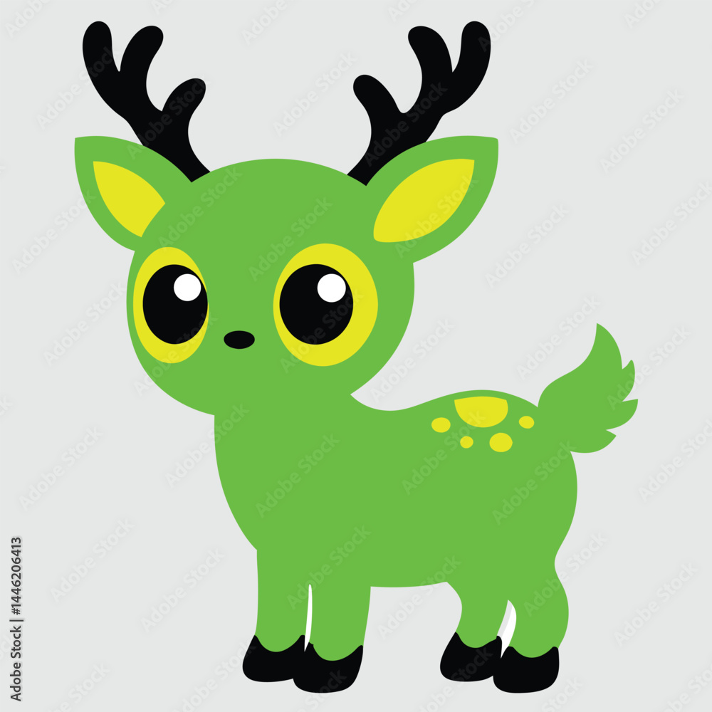 Cartoon deer cute baby reindeer big eyes smallant.4.eps Cartoon deer cute baby reindeer big eyes smallant.4.eps