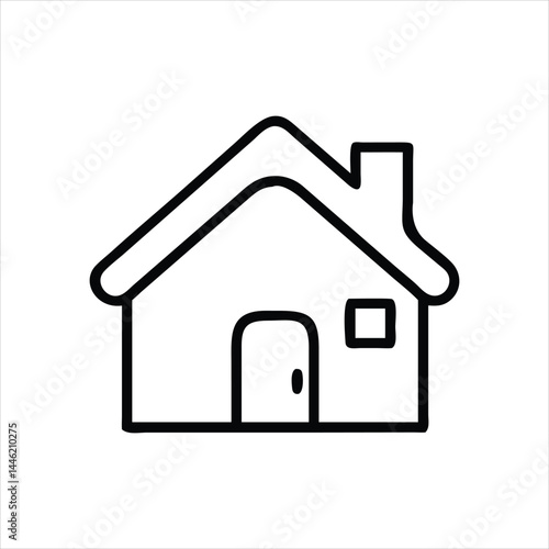 home icon on white background illustration