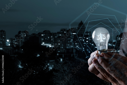 Wall Mural The light of justice.