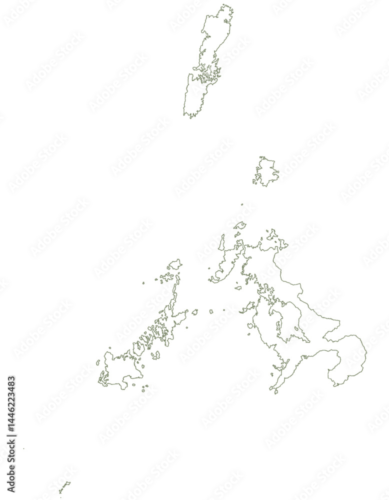 長崎県 地図 白 イラスト 長崎県 地図 白 イラスト