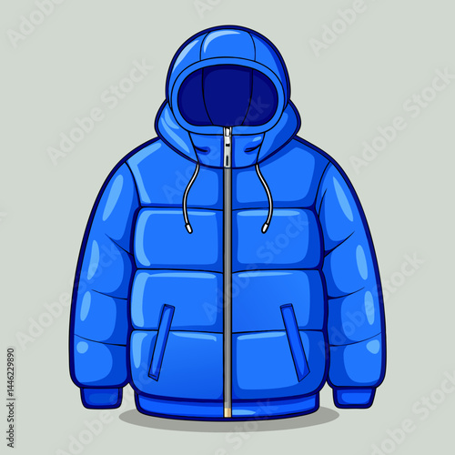 winter clothing isolated on white