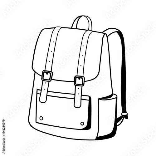 red suitcase isolated on white background