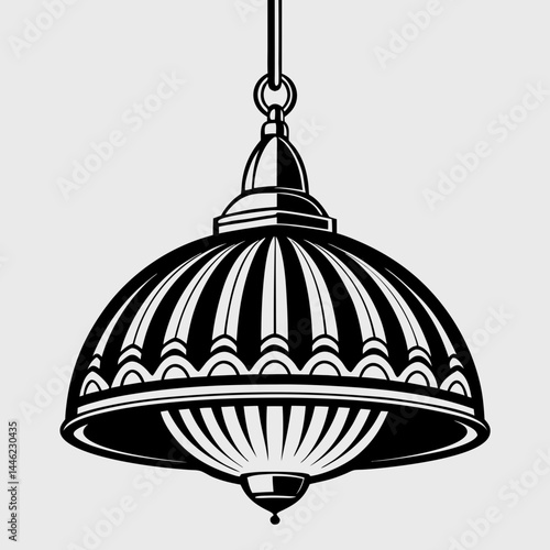 vector illustration of a bird cage
