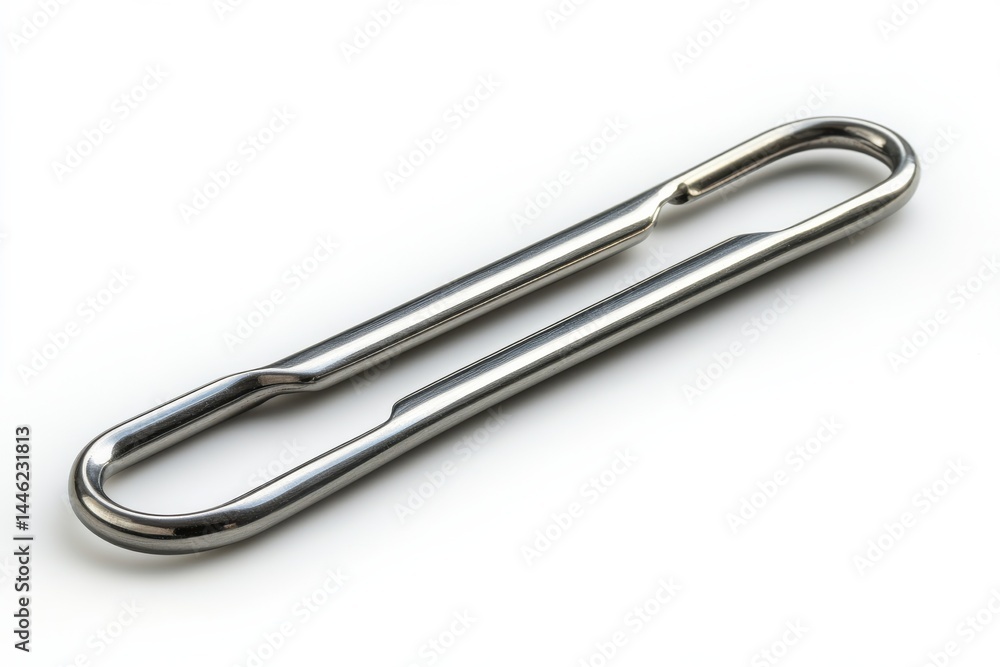 Sleek stainless steel clasp elegant design minimalist bright studio lighting perfect detail clean Sleek stainless steel clasp elegant design minimalist bright studio lighting perfect detail clean