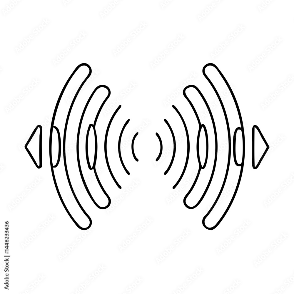 harmonic sound waves icon, harmonic sound waves vector illustration-simple illustration of harmonic sound waves, perfect for harmonic sound waves logos and icons harmonic sound waves icon, harmonic sound waves vector illustration-simple illustration of harmonic sound waves, perfect for harmonic sound waves logos and icons