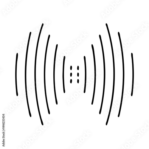 harmonic sound waves icon, harmonic sound waves vector illustration-simple illustration of harmonic sound waves, perfect for harmonic sound waves logos and icons