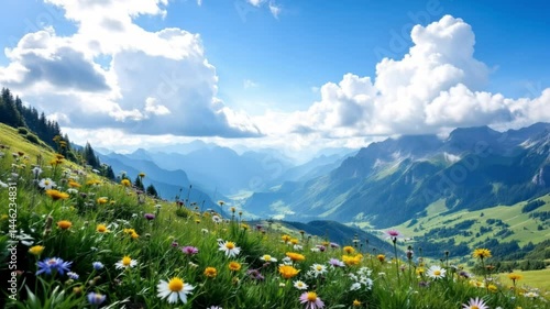 Serene Timelapse of White Clouds Floating Peacefully