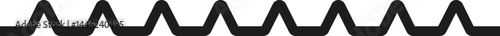 Geometric horizontal triangular waves with rounded corners and a thick outline.