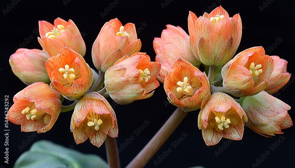 Close-up of vibrant orange blossoms