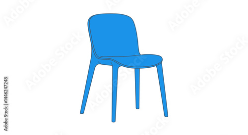 Green office chair