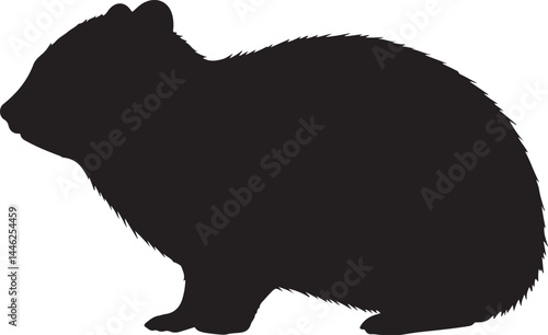 Dassie Vector Silhouette