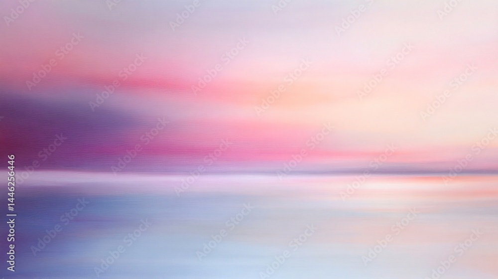 Abstract colorful landscape, soft pastel hues blending in serene sky and water, evokes calmness and tranquility, ideal for relaxation themes. Abstract colorful landscape, soft pastel hues blending in serene sky and water, evokes calmness and tranquility, ideal for relaxation themes.