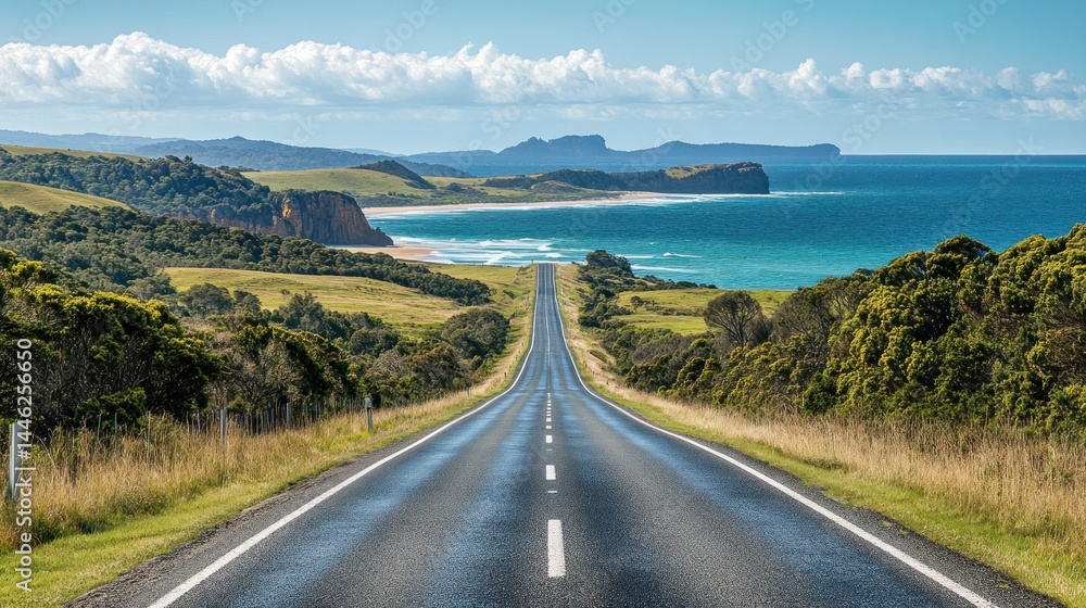 Obraz premium Scenic coastal highway