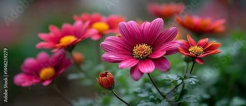 Wallpaper Mural Radiant blossoms amidst a gardens embrace Torontodigital.ca