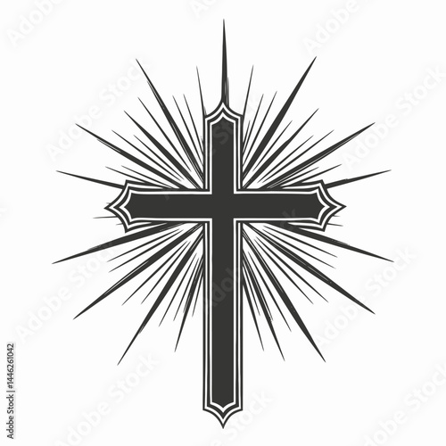 Cross christianity religion religious symbol faith jesus christ god church spiritual belief hope light silhouette