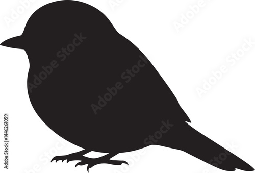 Quelea Vector Silhouette