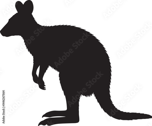 Wallaroo Vector Silhouette