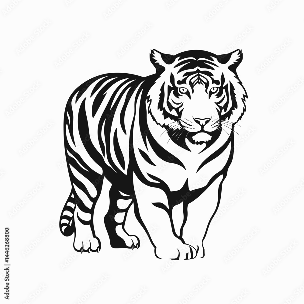 tiger vector illustration tiger vector illustration